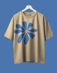 Petal Pop - Oversized Daisy Graphic T-Shirt