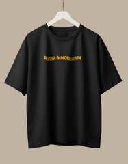 River & Mountain Oversized T-Shirt