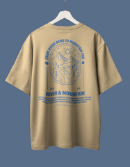 River & Mountain Oversized T-Shirt