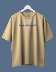 River & Mountain Oversized T-Shirt