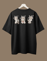 Eyes On The Back - Oversized Graphic T-Shirt