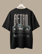Retro Motorcycle Oversized T-Shirt