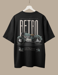 Retro Motorcycle Oversized T-Shirt