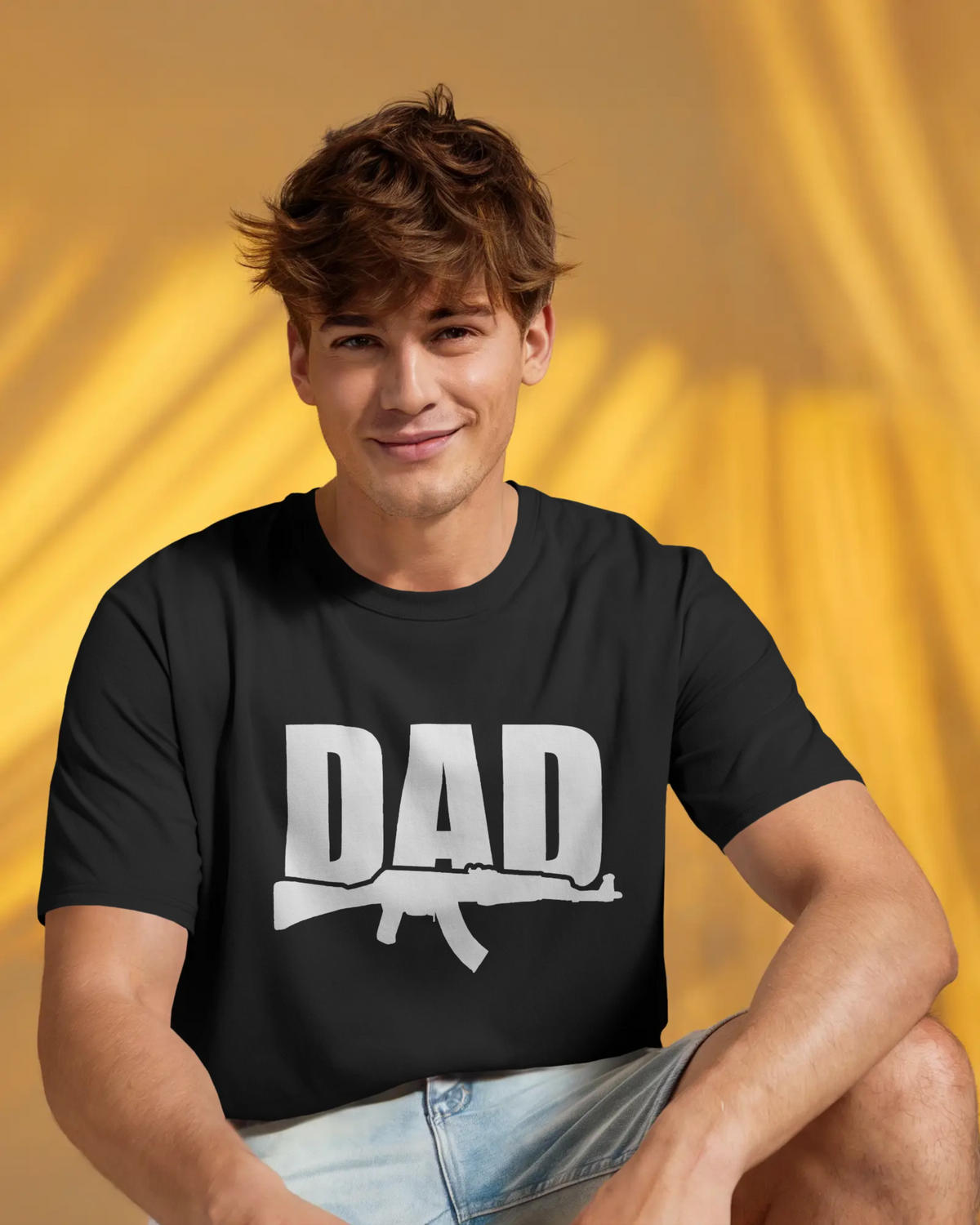“DAD” Rifle Graphic T-Shirt