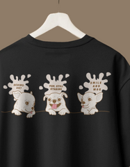 Eyes On The Back - Oversized Graphic T-Shirt